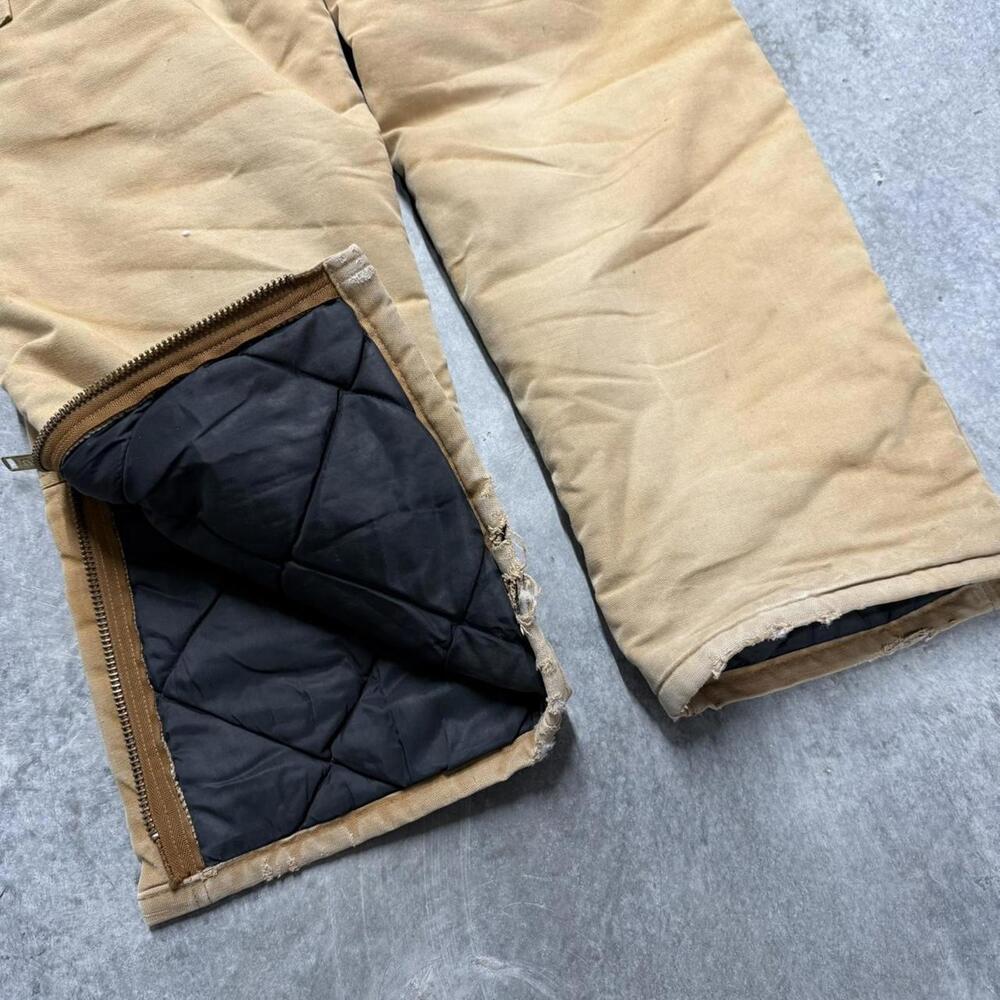 Vintage Carhartt Double Knee Insulated Overalls - Picture 5 of 6